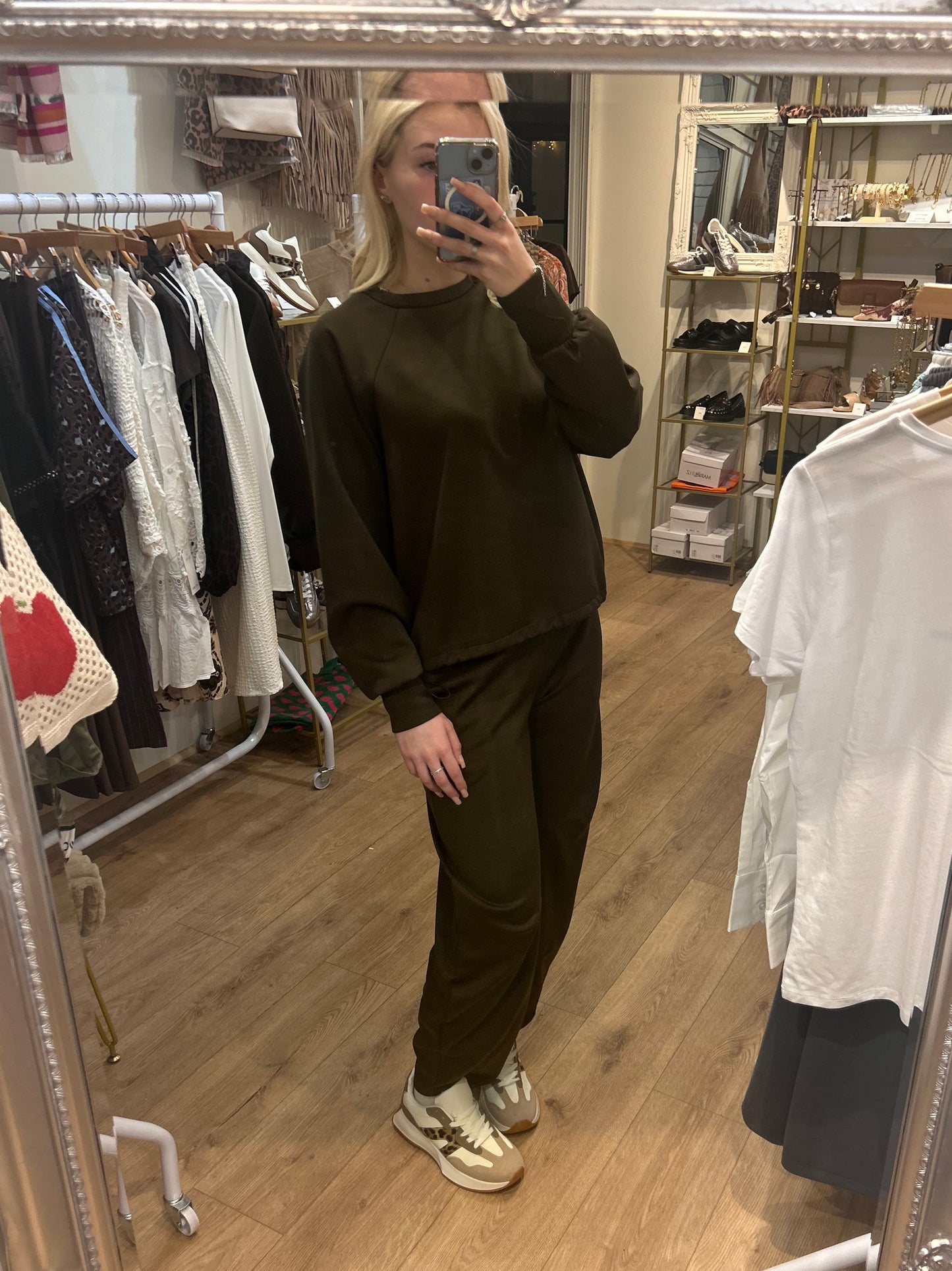 CHOCOLATE SOFT TOUCH ADJUSTABLE TRACKSUIT