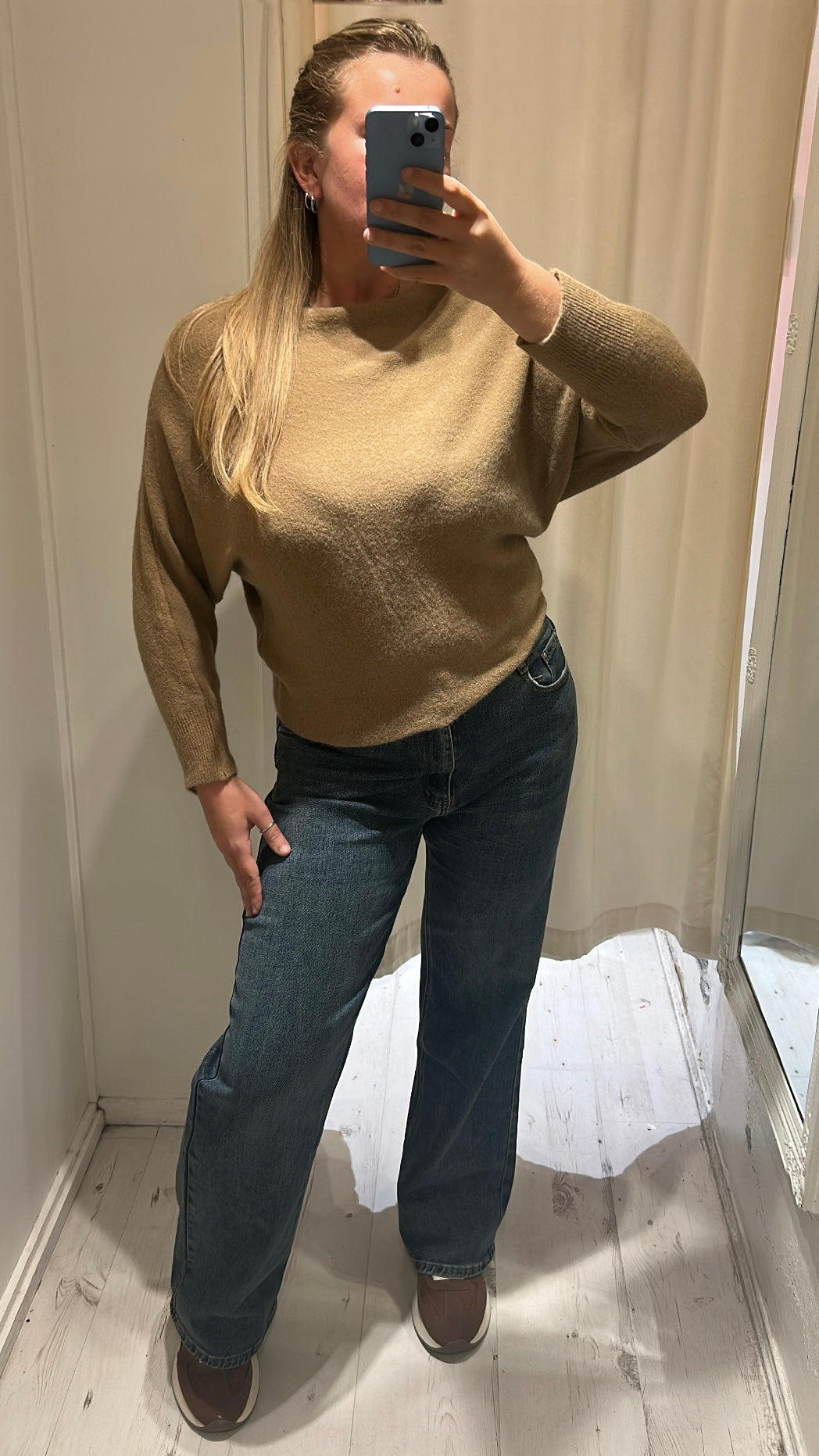 Gold Button Detail Jumper