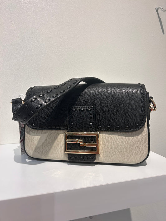 Black Small Stitch Detail Bag