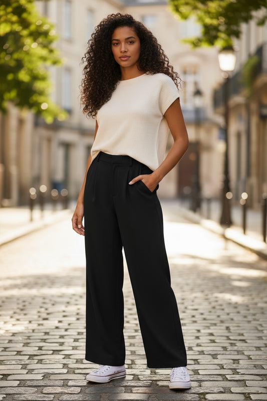 Black Stretch Trouser