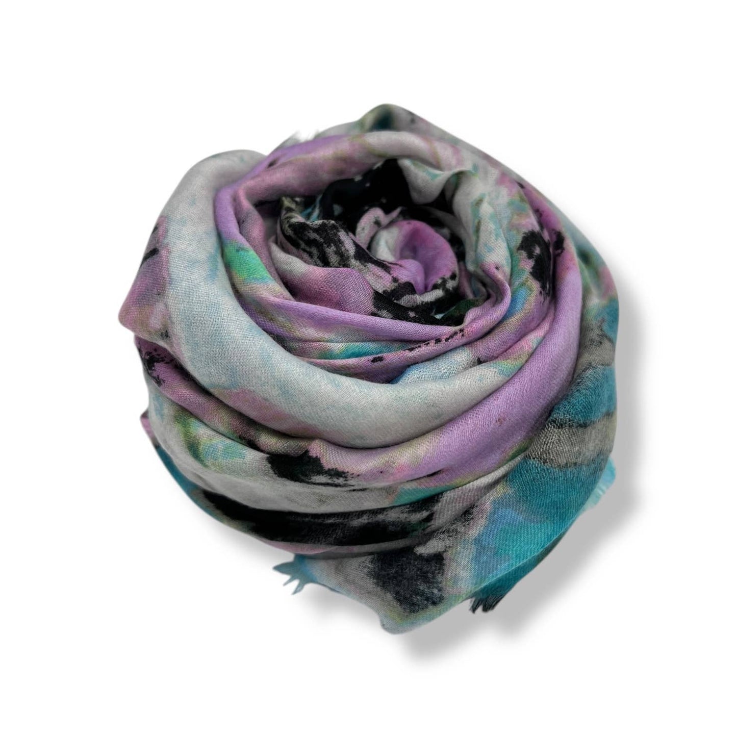 Grey Multi Colour Scarf