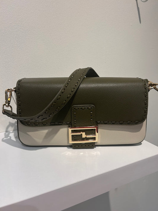 Green Stitch Detail Bag