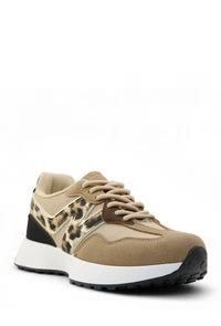 LEOPARD TRIM TRAINER