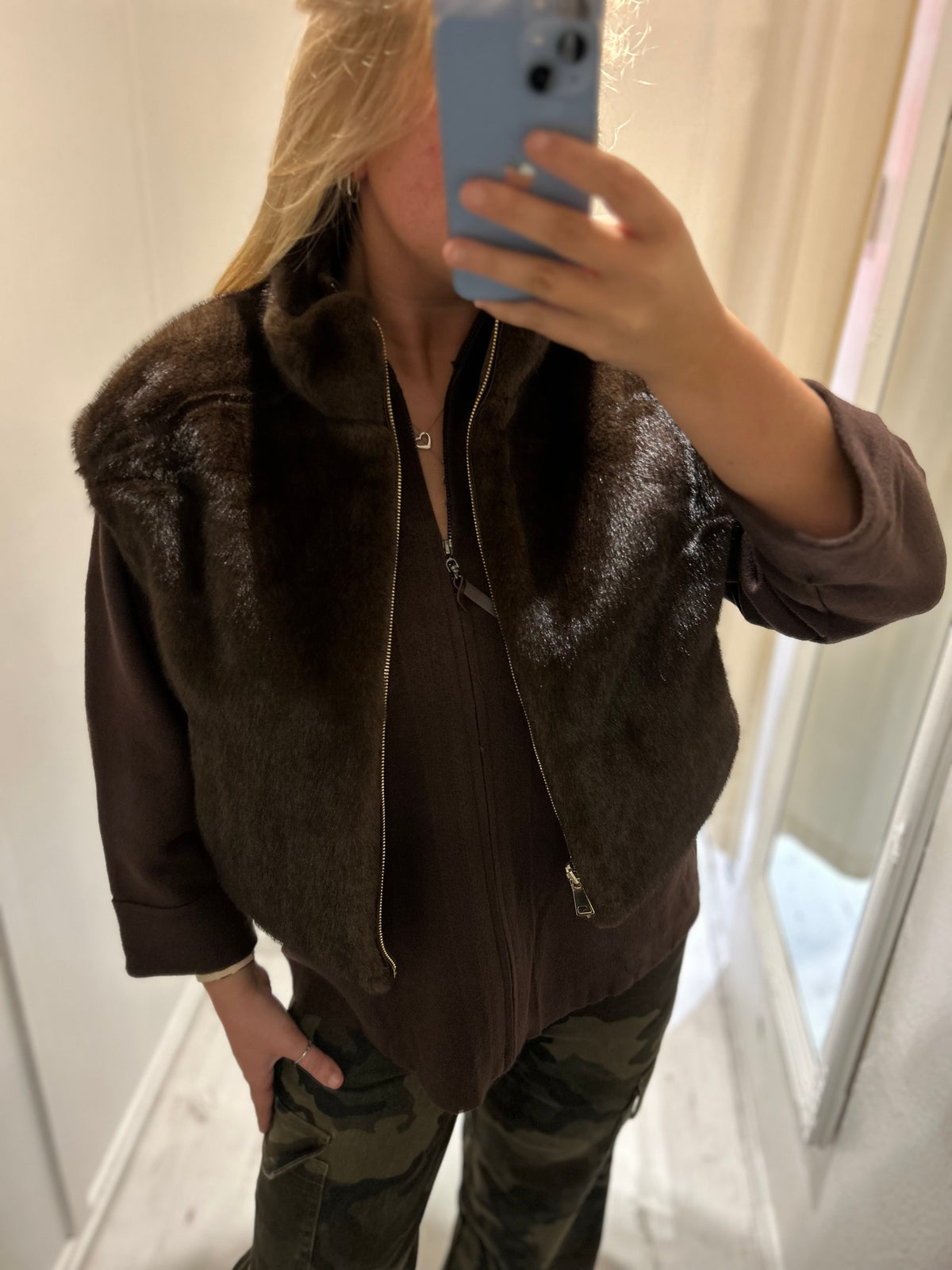 Reversible Faux Fur Gilet