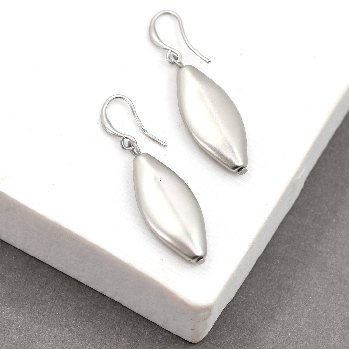 Leaf shaped earrings