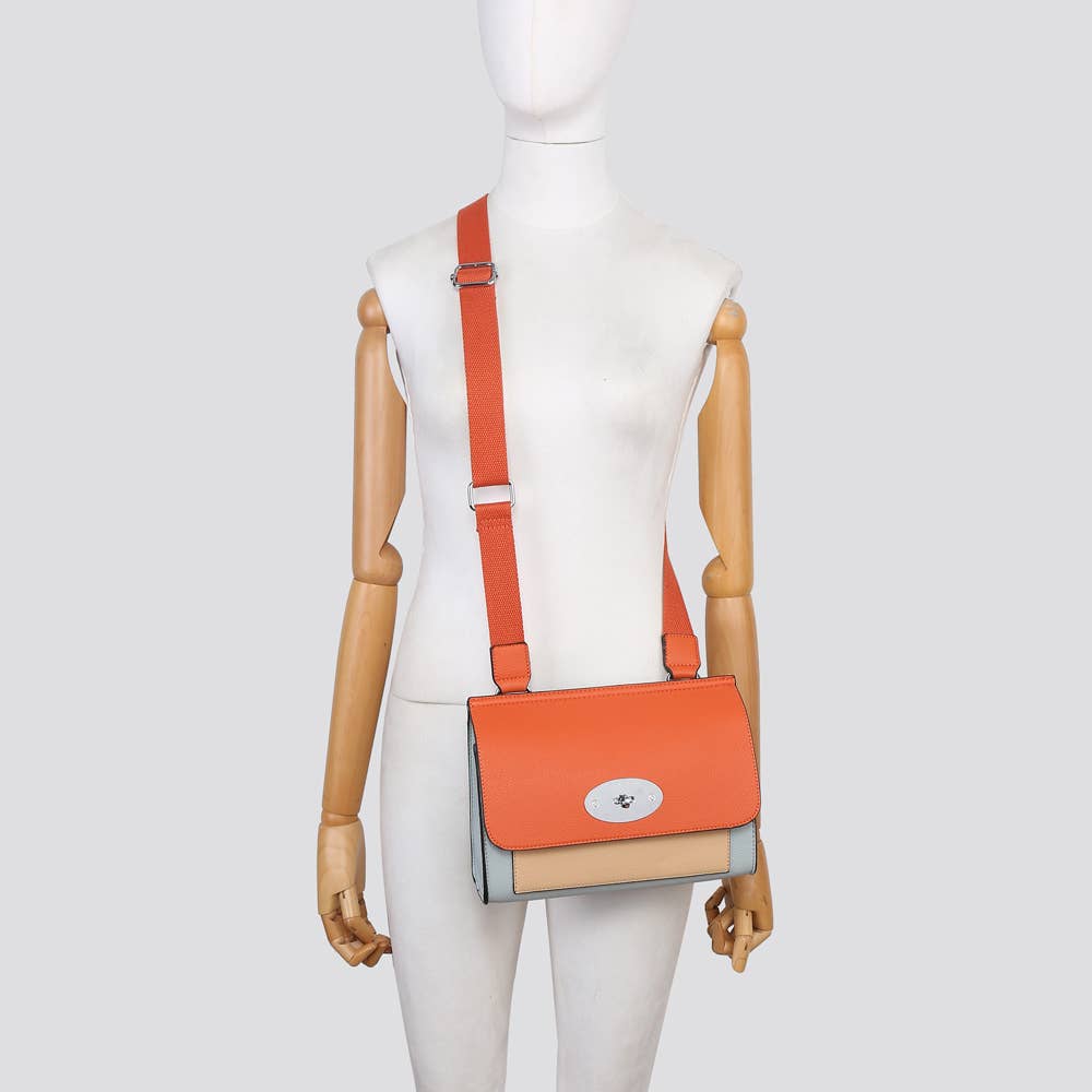 Blue  Cross Body Bag