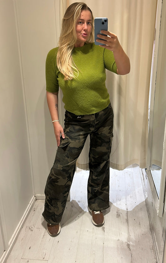 Camo Cargo Style Jean