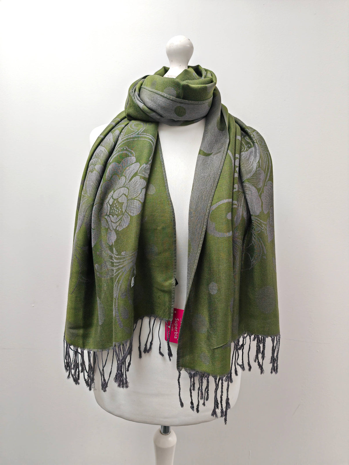 Super Soft Pashmina Scarf Shawl Wrap-C4806/C48-3: Turquoise