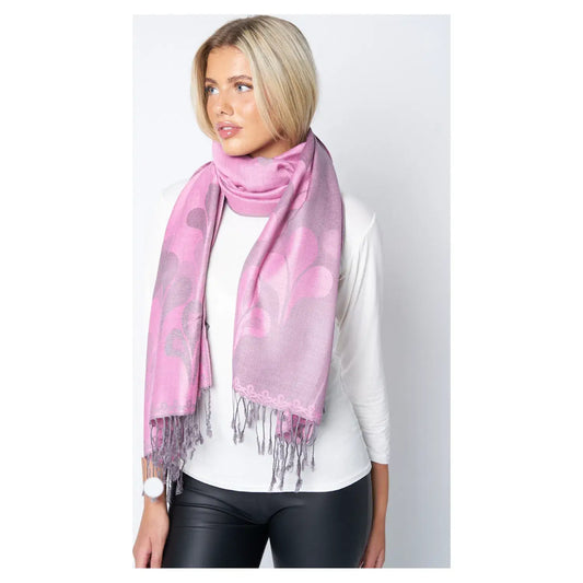 Super Soft Pashmina Scarf Shawl Wrap -C483460: Pink