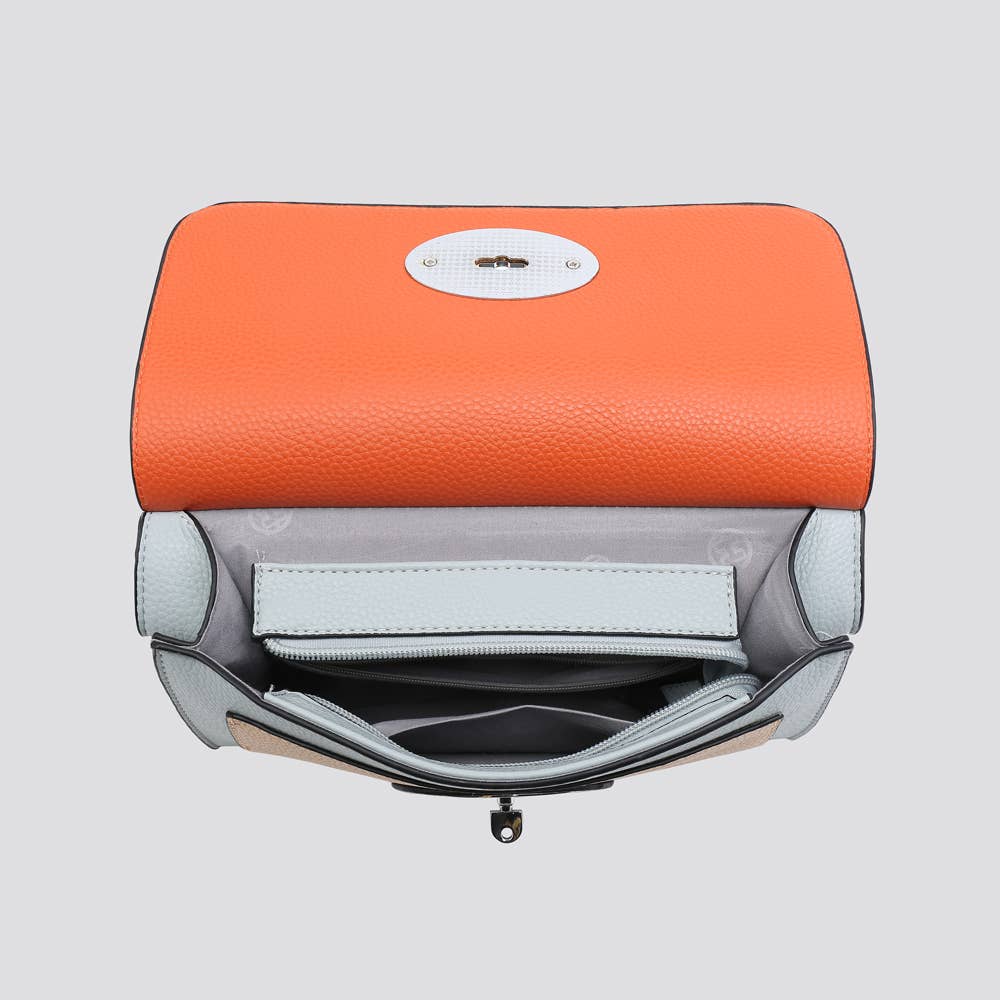 Blue  Cross Body Bag