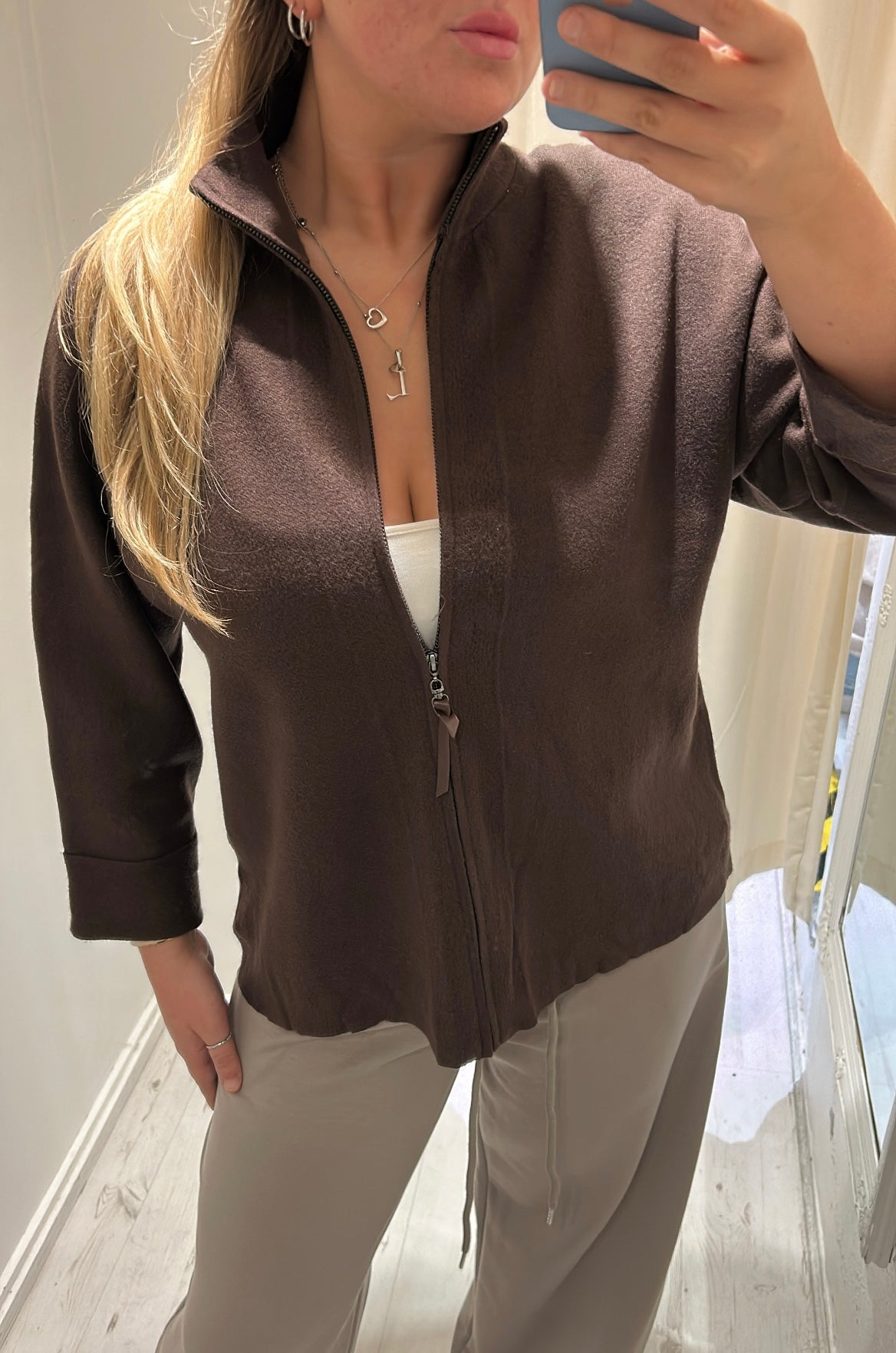 Soft Touch Zip Up Jacket