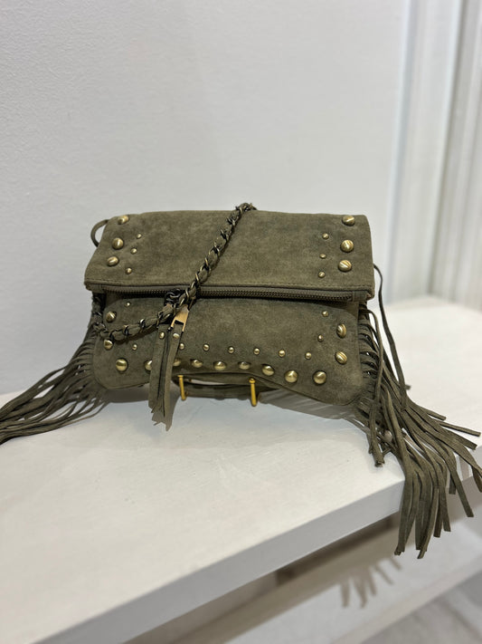Studded Tassel Bag