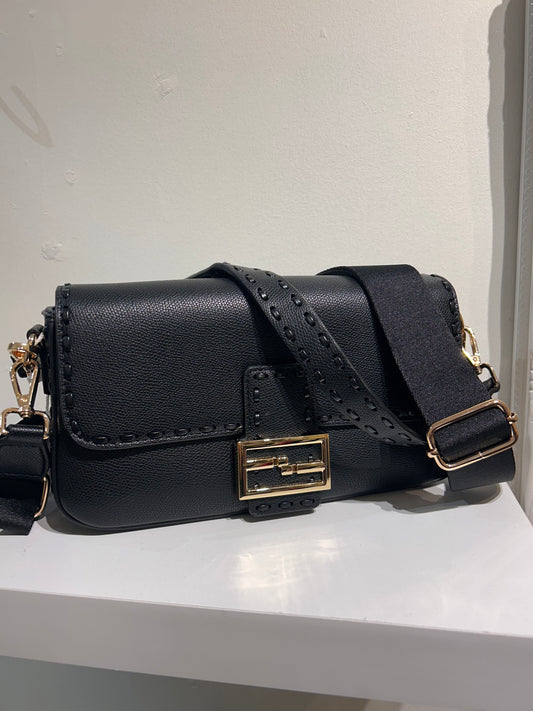 Black Stitch Detail Bag