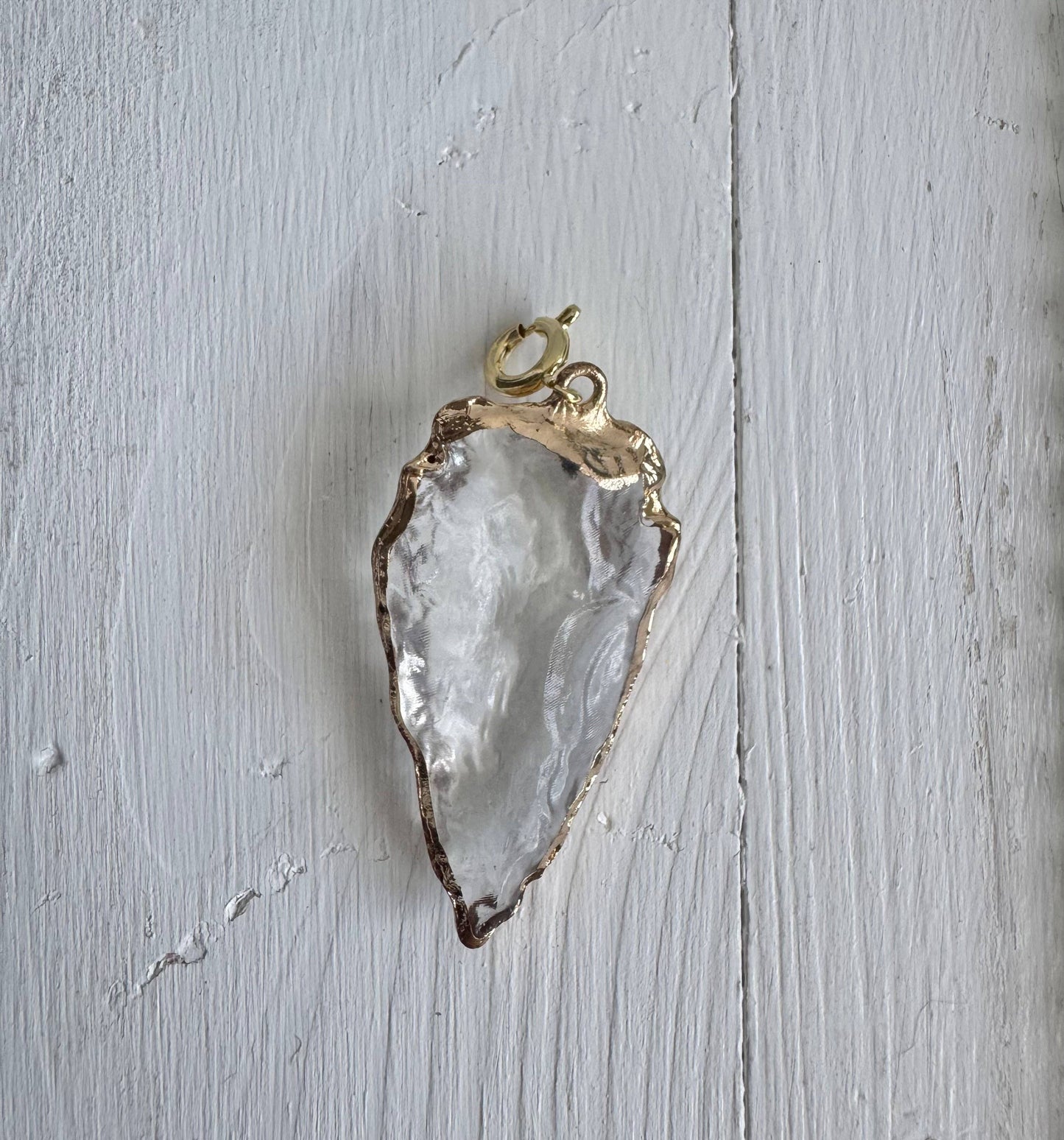 Rose Quartz Crystal Athena Necklace