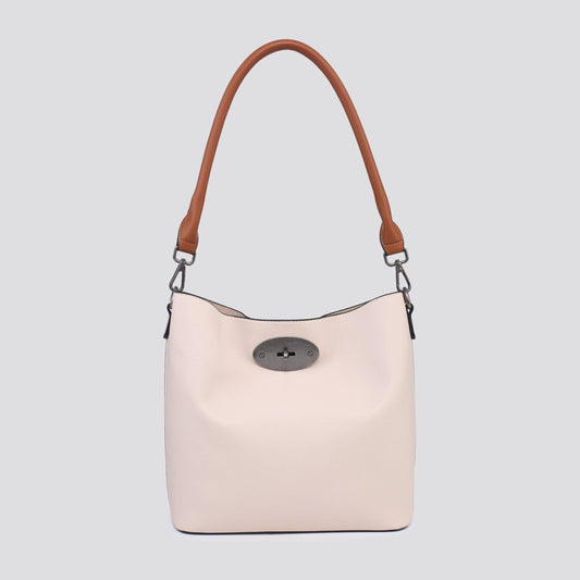 NUDE SHOULDER BAG