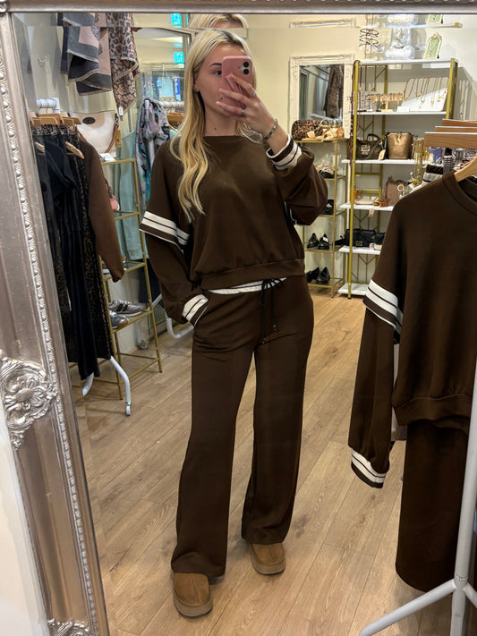 Chocolate Wide Leg Co-ord