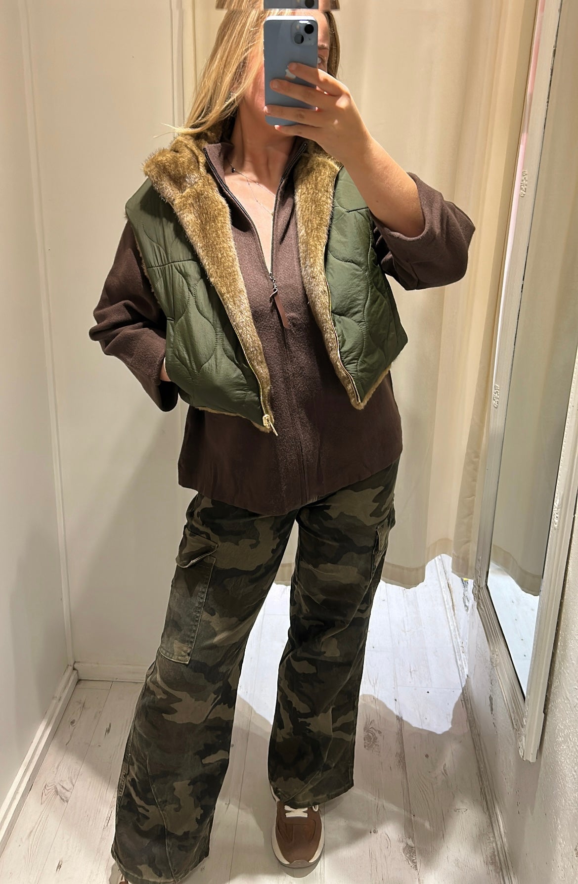 Reversible Faux Fur Gilet