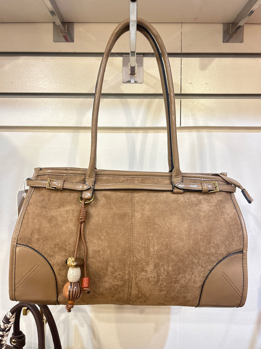 BARREL STYLE HANDBAG