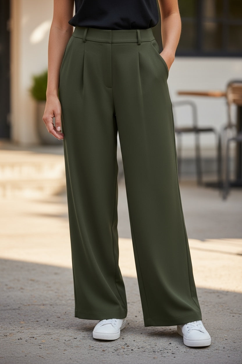 Khaki Stretch Trouser