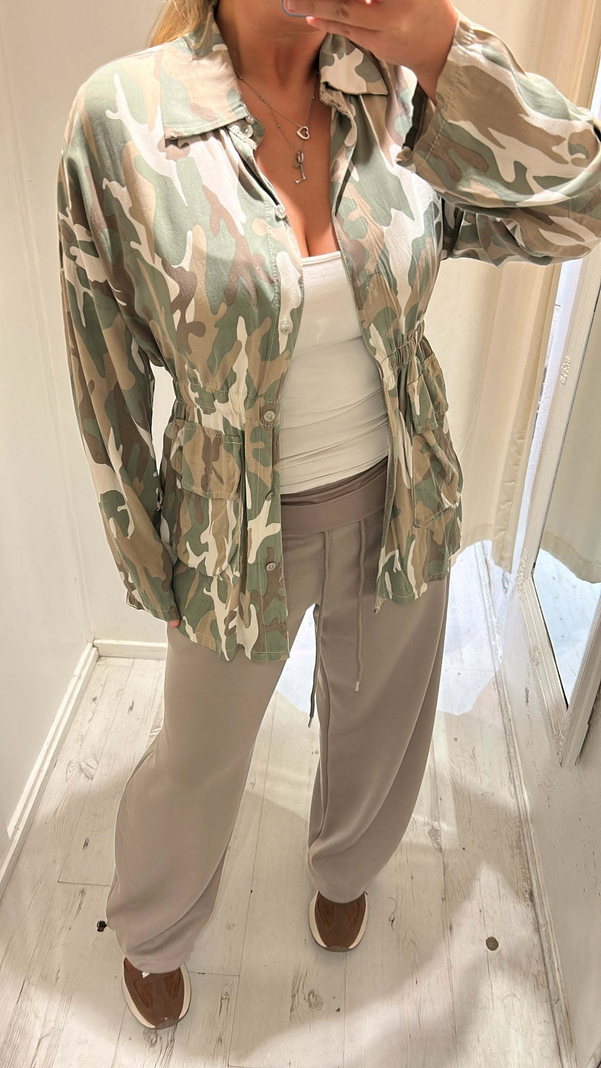 Fold Waist Adjustable Trouser