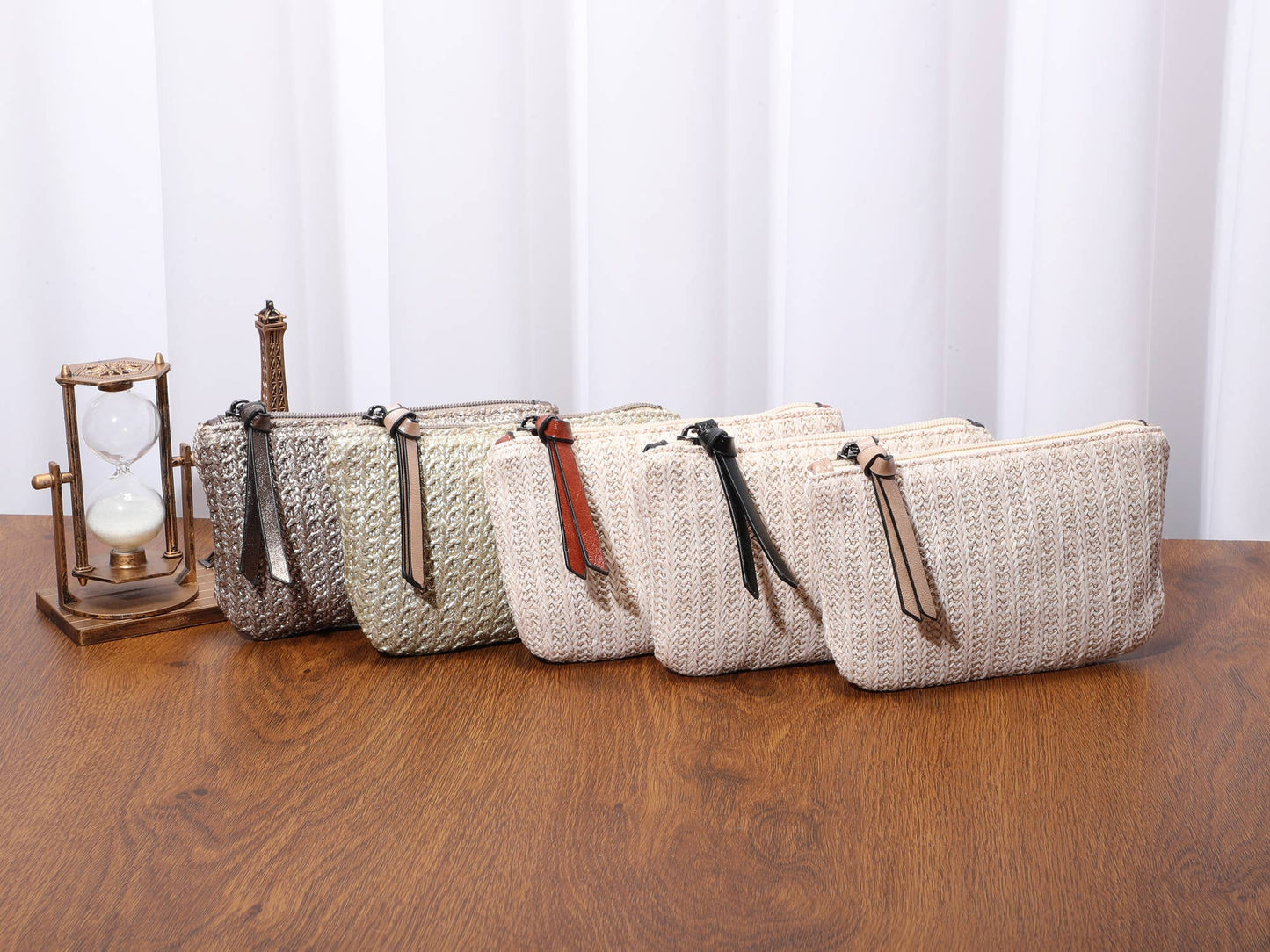Small woven pouch, mixed color pack