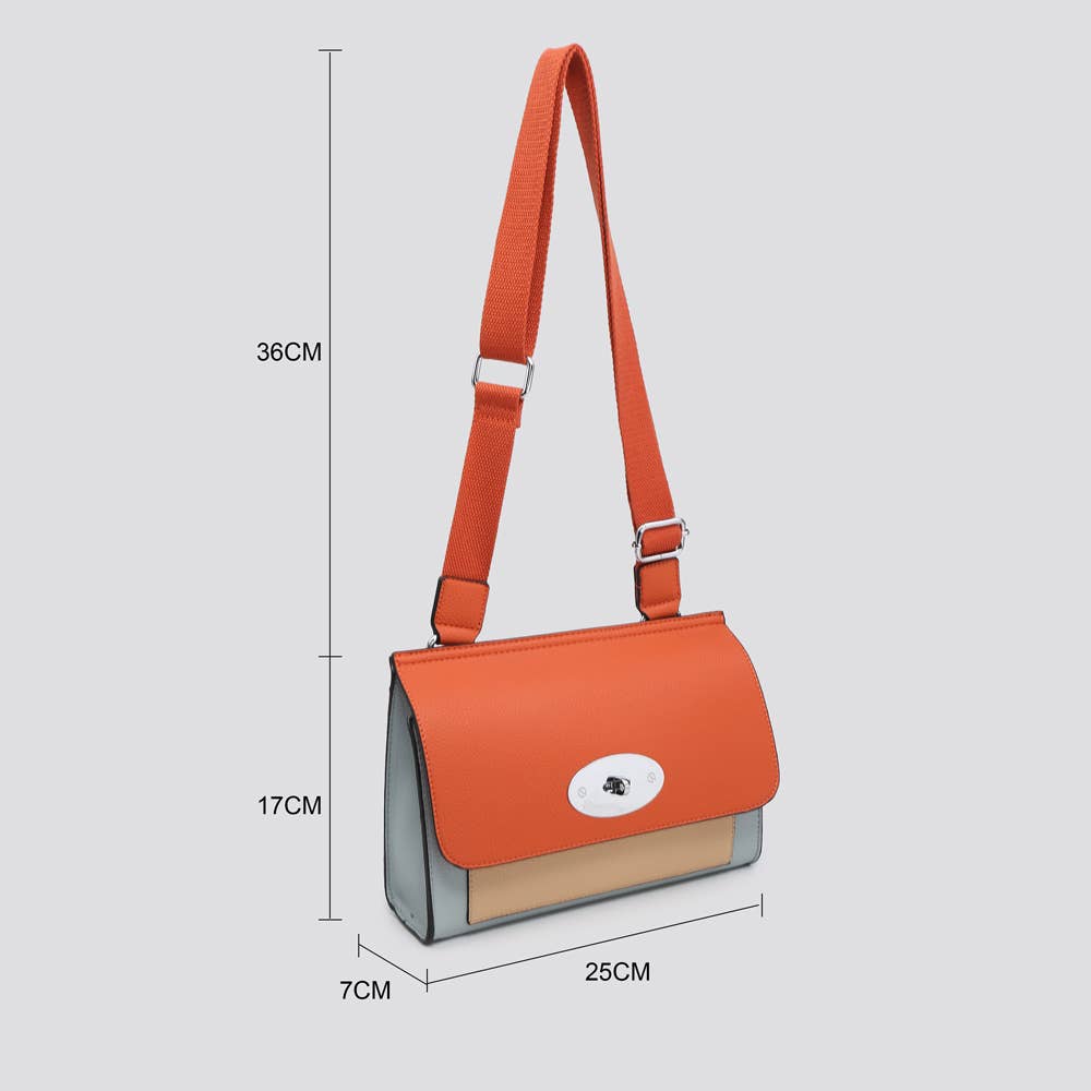 Blue  Cross Body Bag