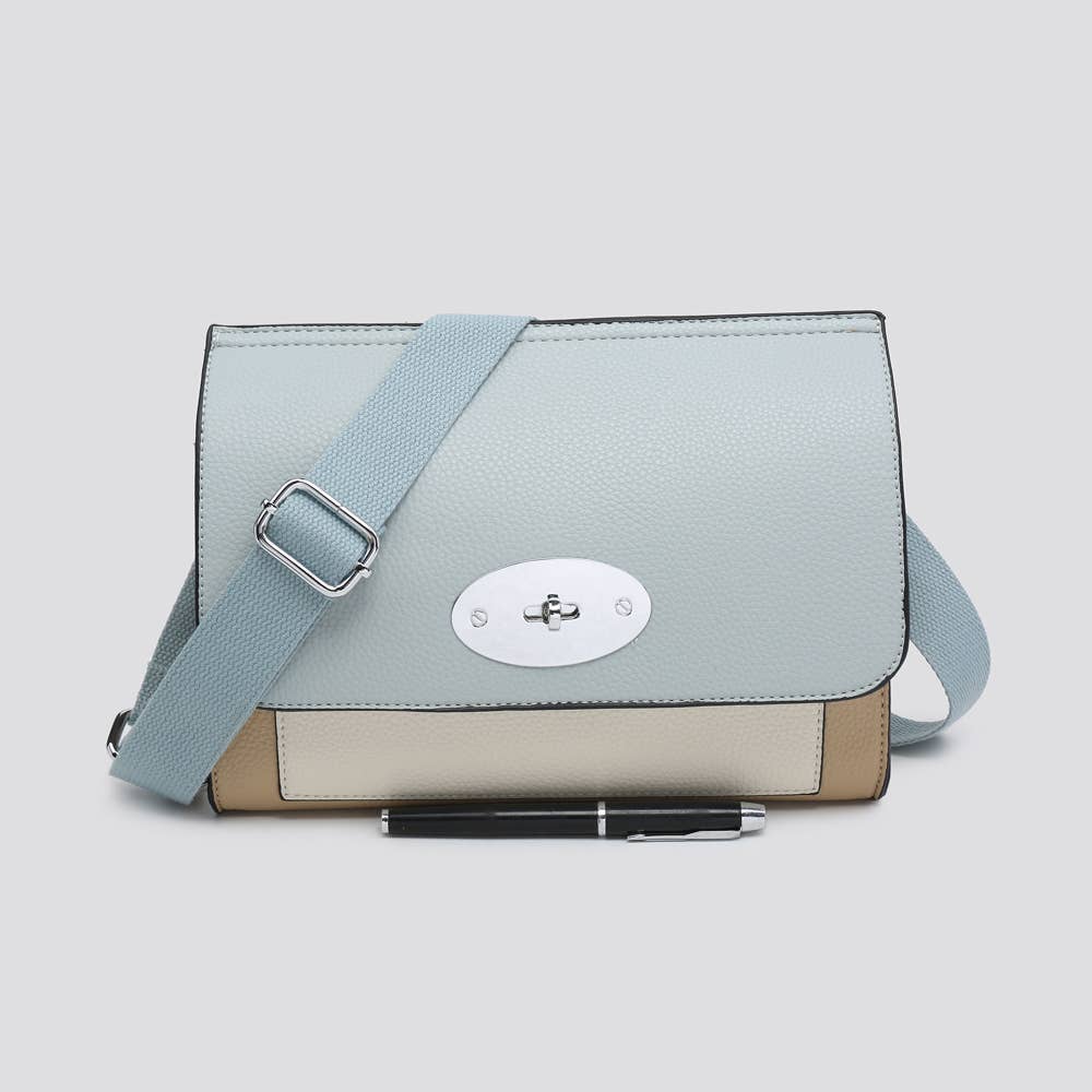 Blue  Cross Body Bag