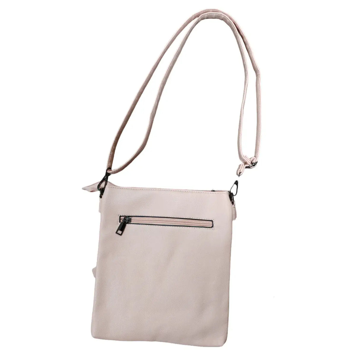 Medium Size Two-toned Tote Bag with Star Details-9330: Purple