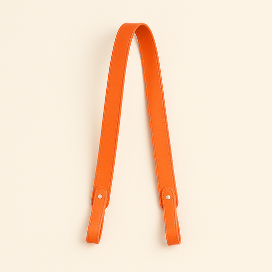 Vegan Leather (PU) shoulder strap : Orange