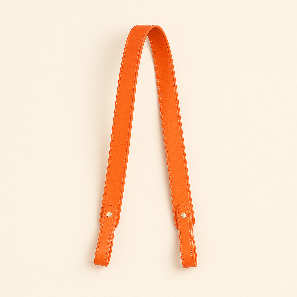Vegan Leather (PU) shoulder strap : Red