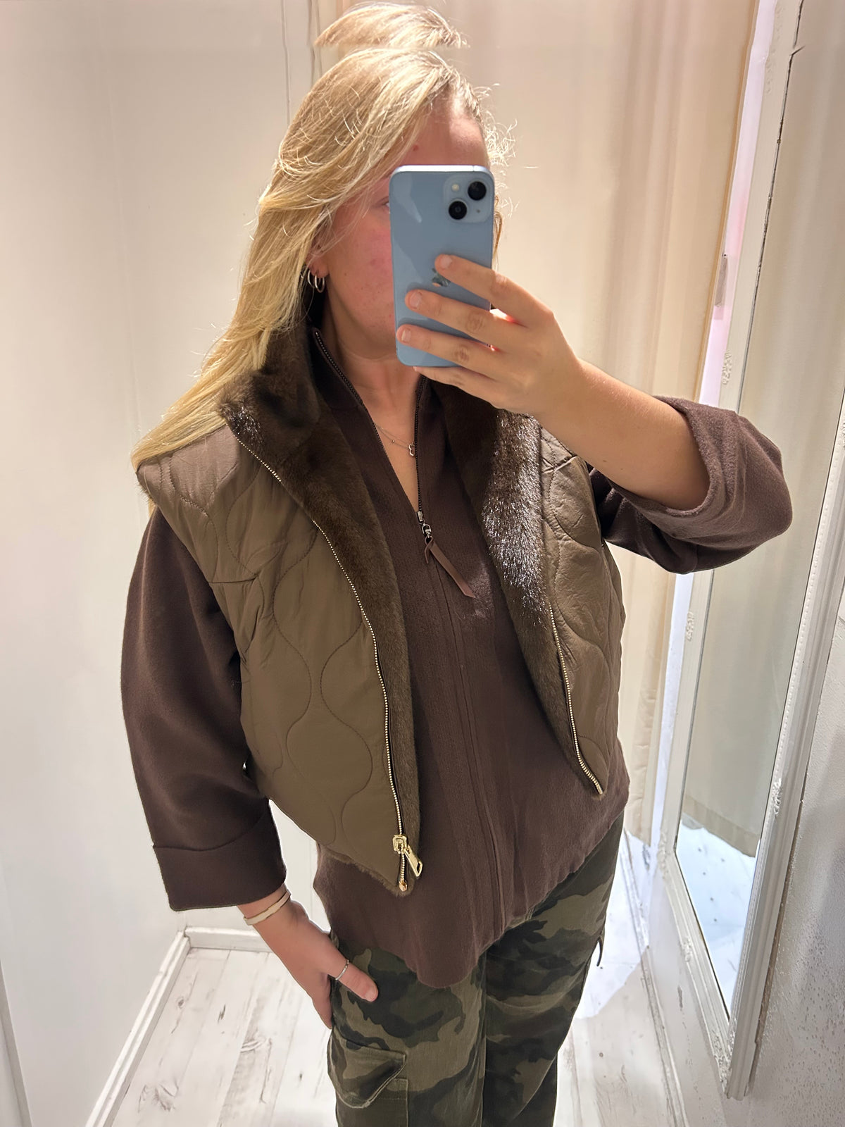 Reversible Faux Fur Gilet