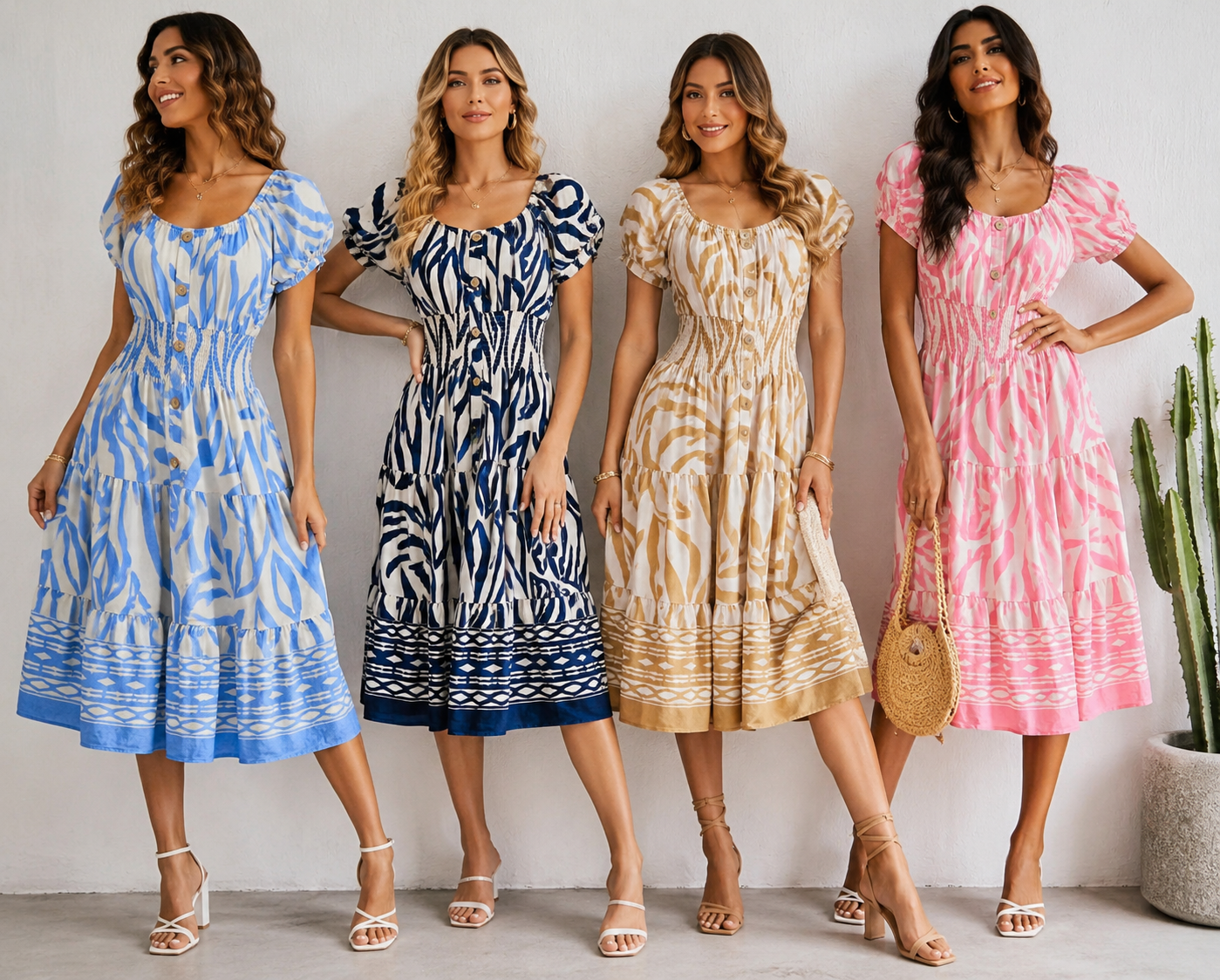 Tara Bardot Rouched Midi Dress: Sky Blue