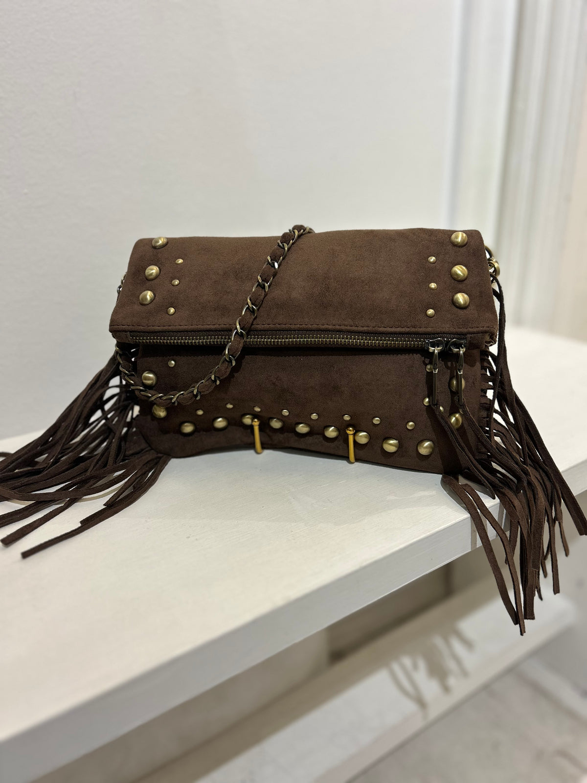 Studded Tassle Bag