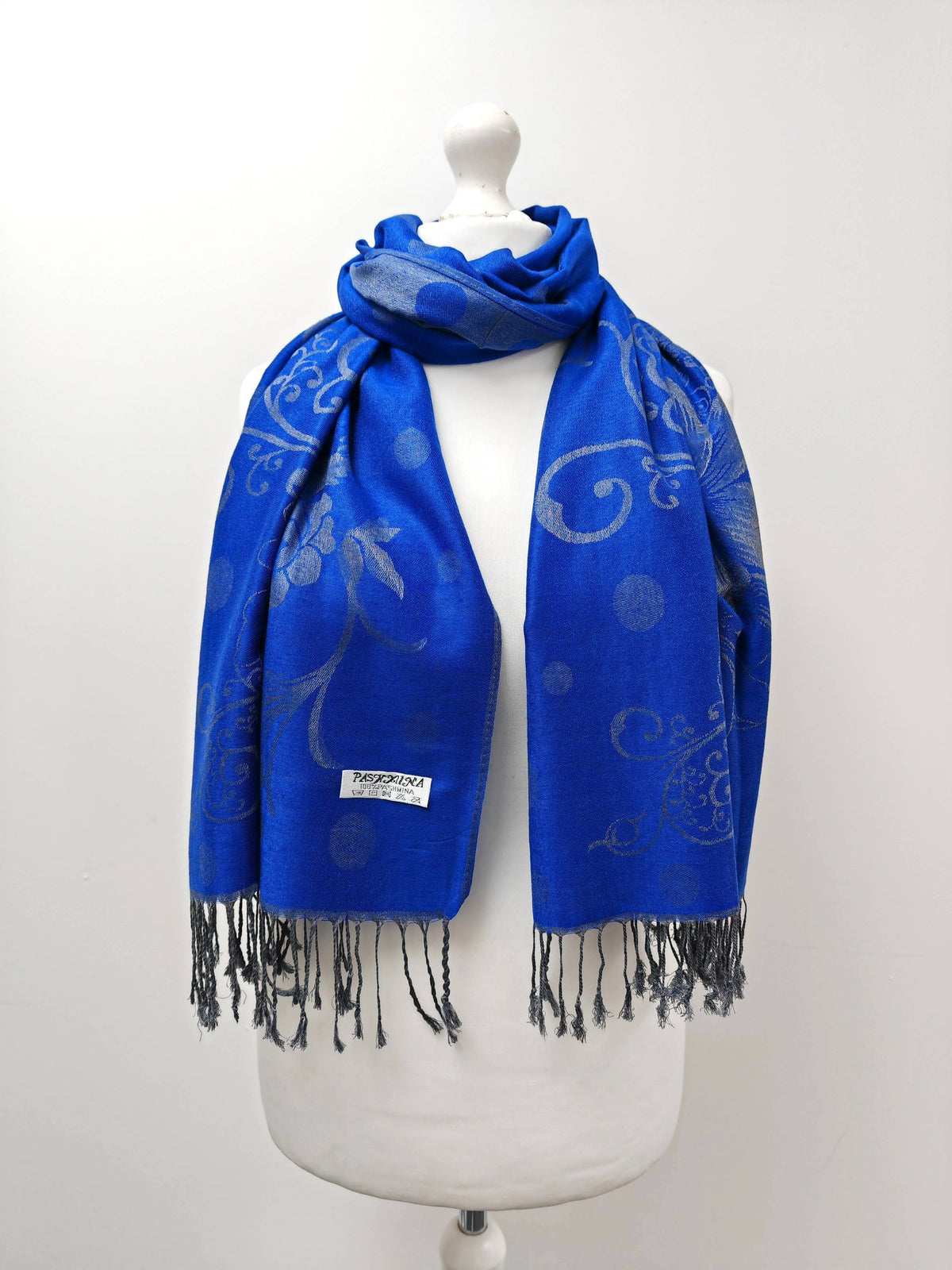 Super Soft Pashmina Scarf Shawl Wrap-C4806/C48-3: Turquoise