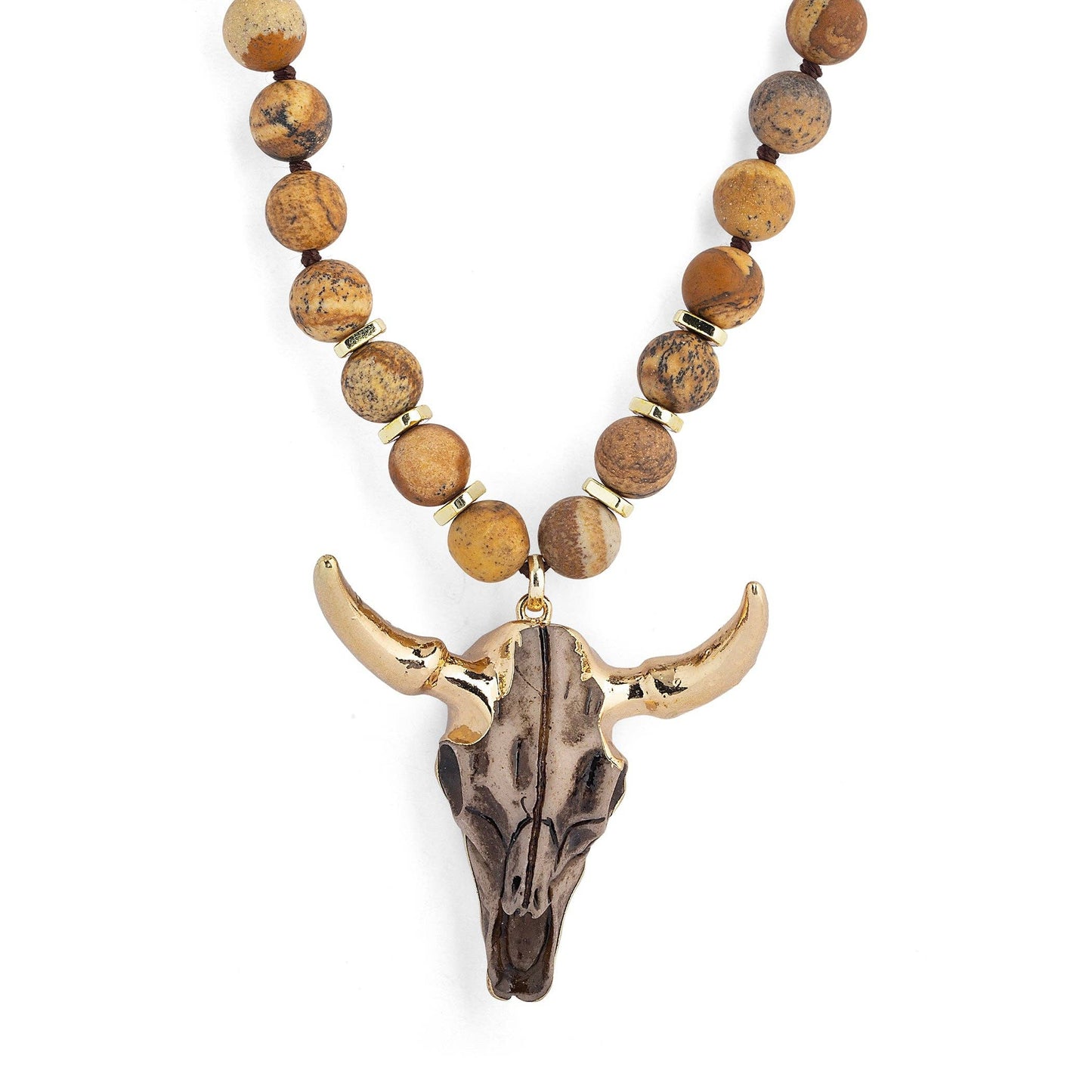 Brown Wildhorn Necklace