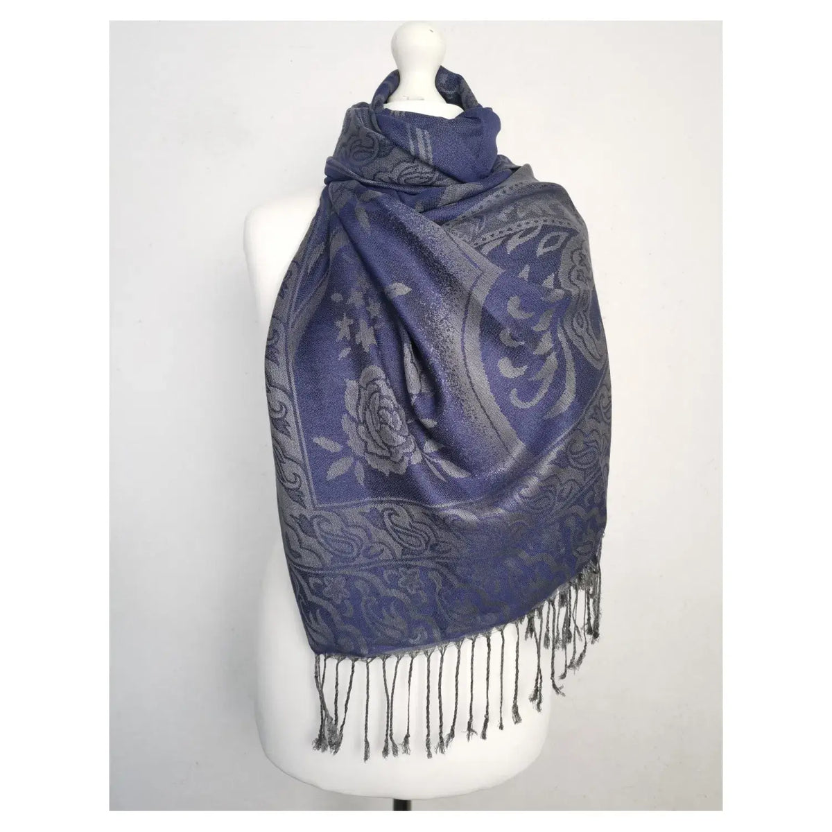 Super Soft Pashmina Scarf Shawl Wrap-C48247: Hot Pink