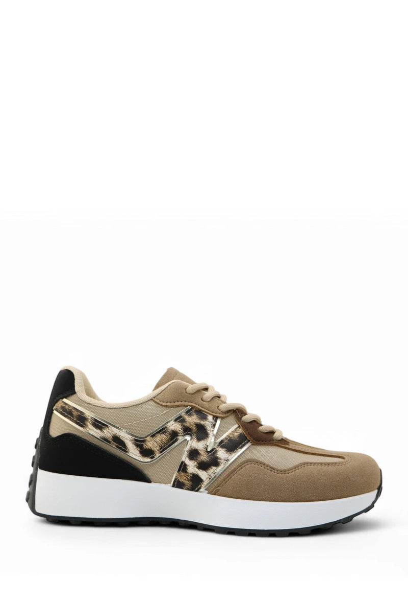 LEOPARD TRIM TRAINER