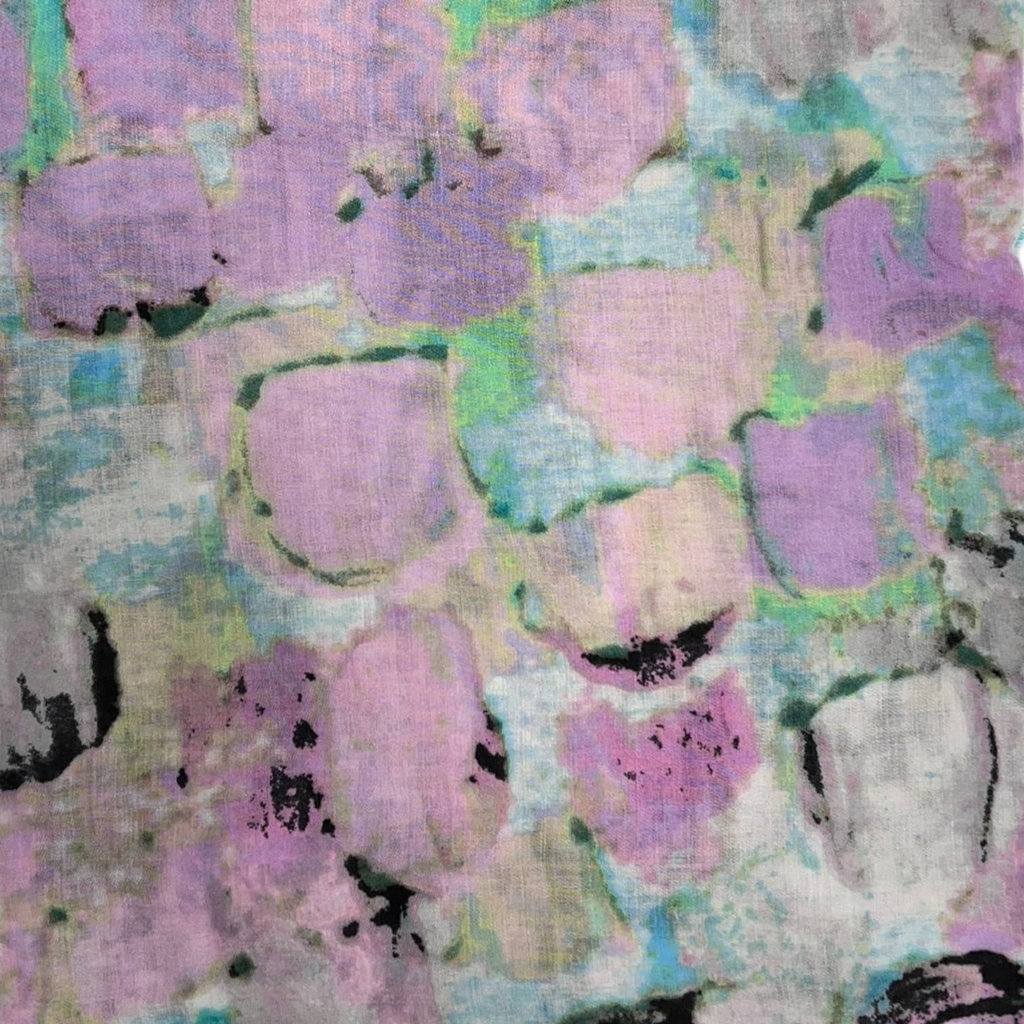 Grey Multi Colour Scarf