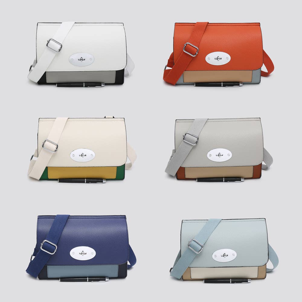 Blue  Cross Body Bag