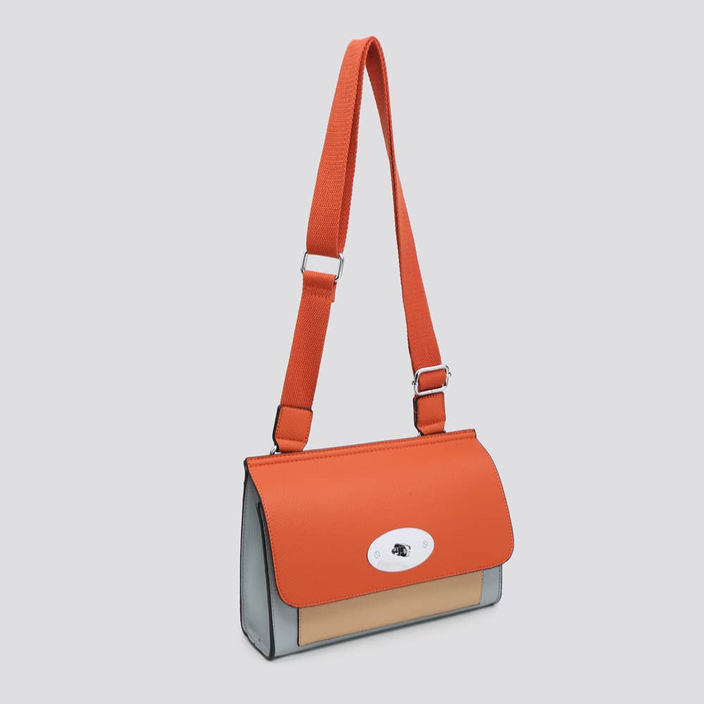 Blue  Cross Body Bag