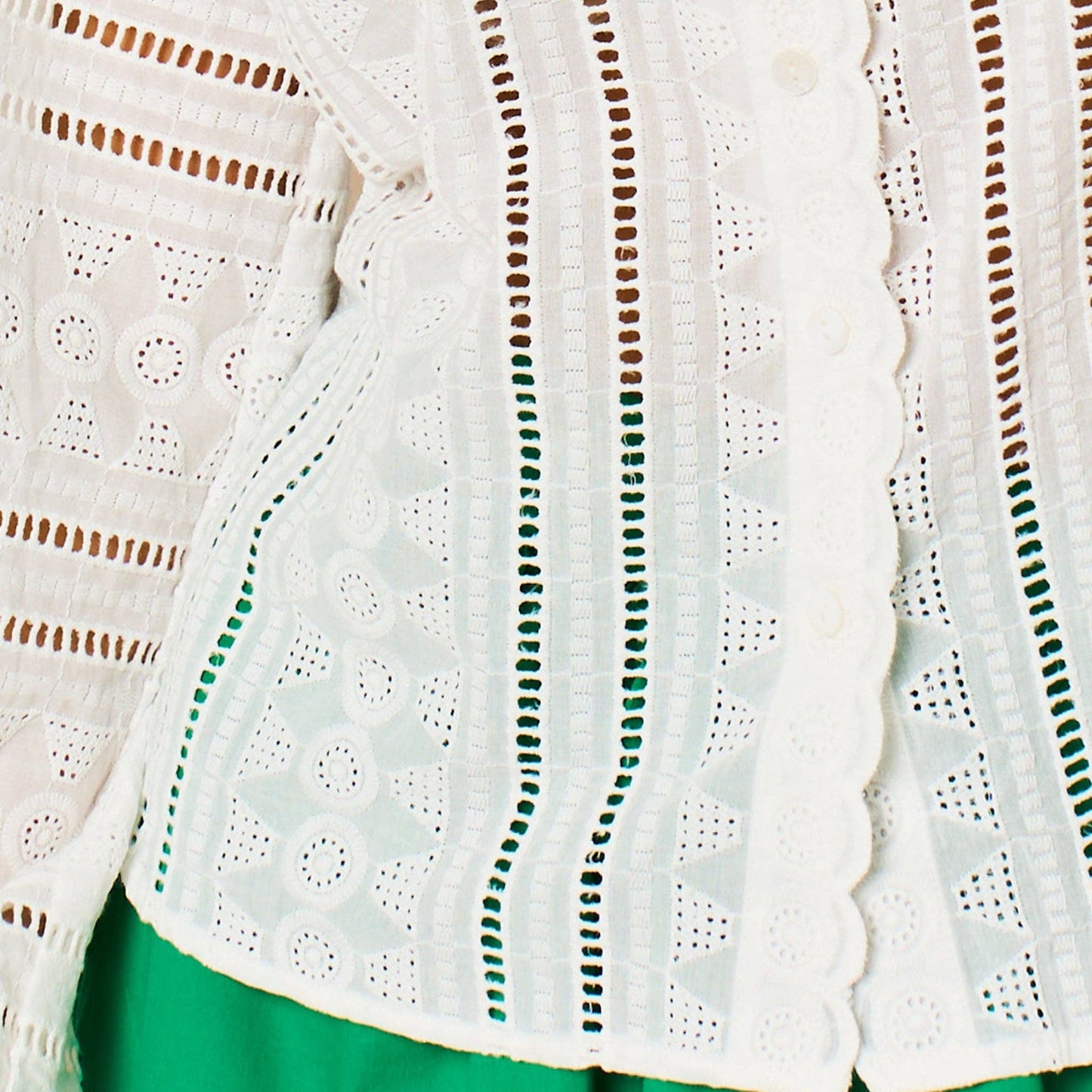 EMBROIDERED WHITE COTTON SHIRT