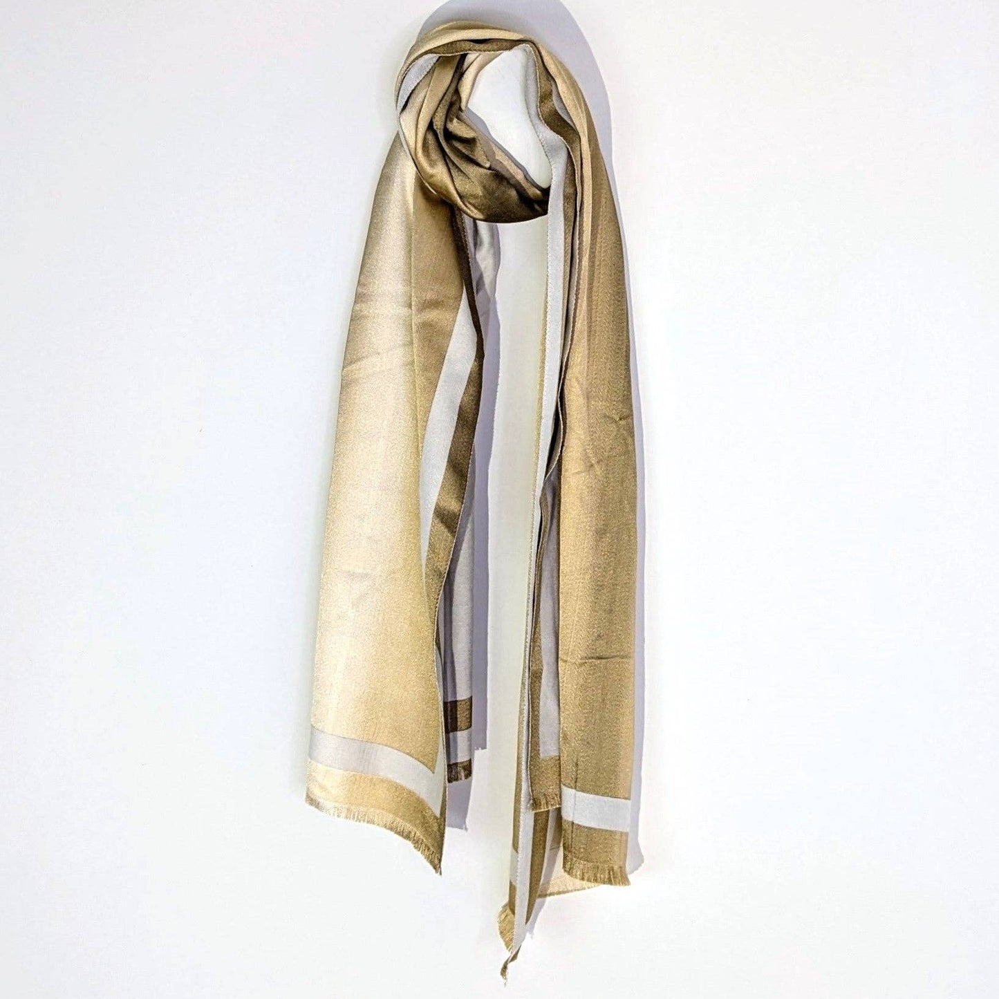 Chic black and gold scarf