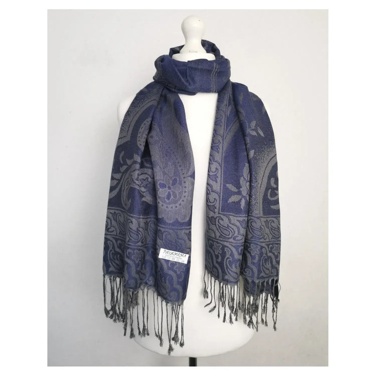 Super Soft Pashmina Scarf Shawl Wrap-C48247: Hot Pink