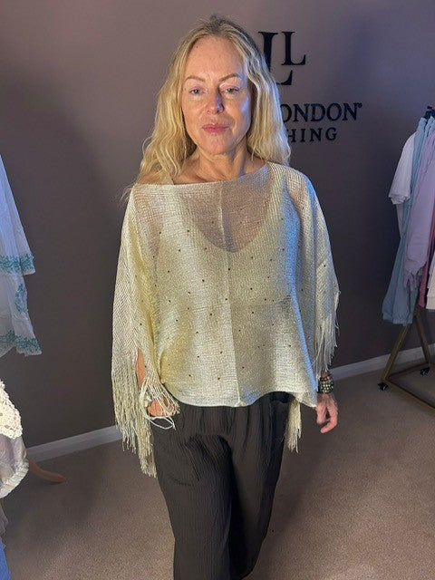 GOLD LUREX TOP